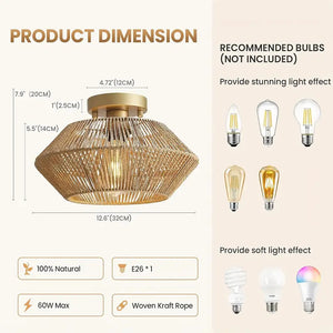 Boho plafondlamp