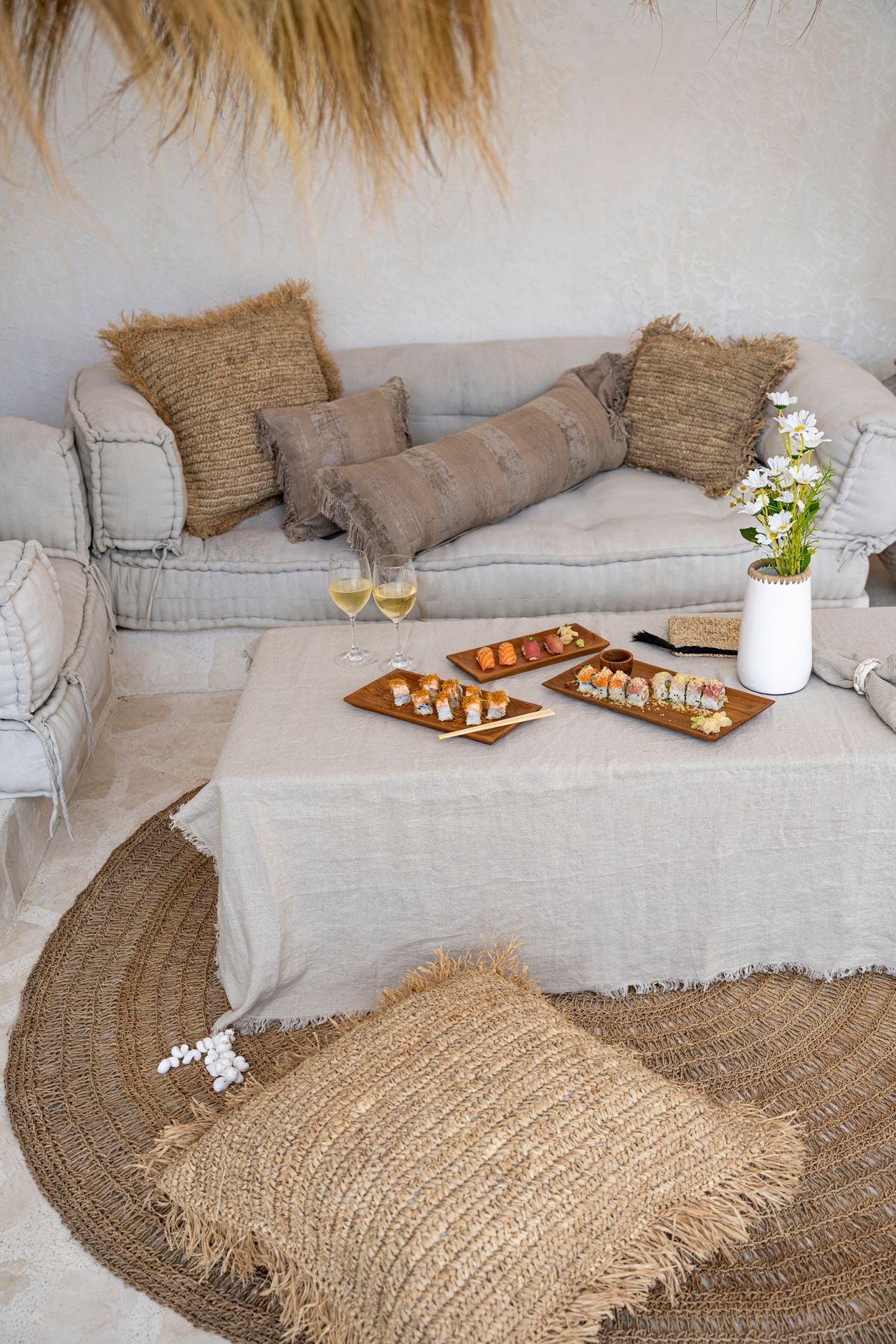 The Oh My Gee Cushion Cover - Concrete Velvet