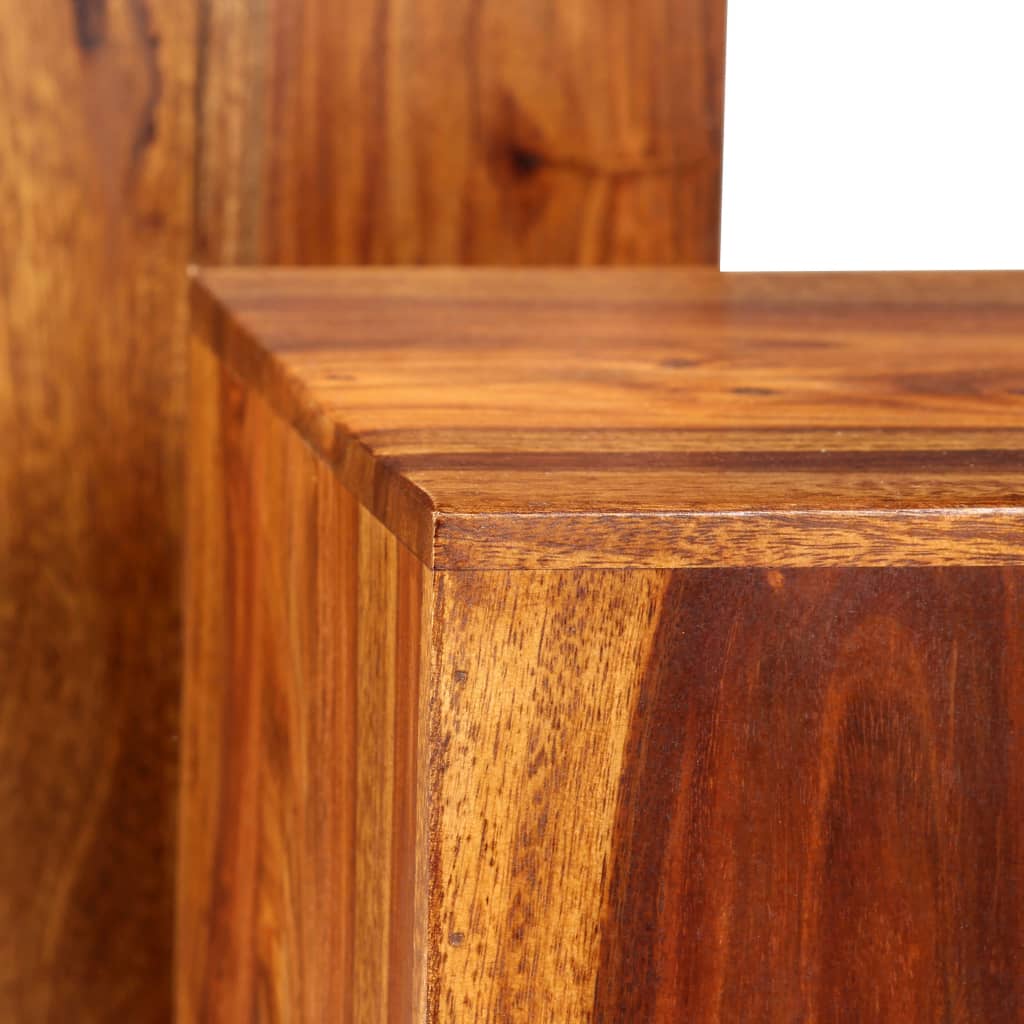 2-delige Salontafelset 40x40x40 cm massief sheeshamhout