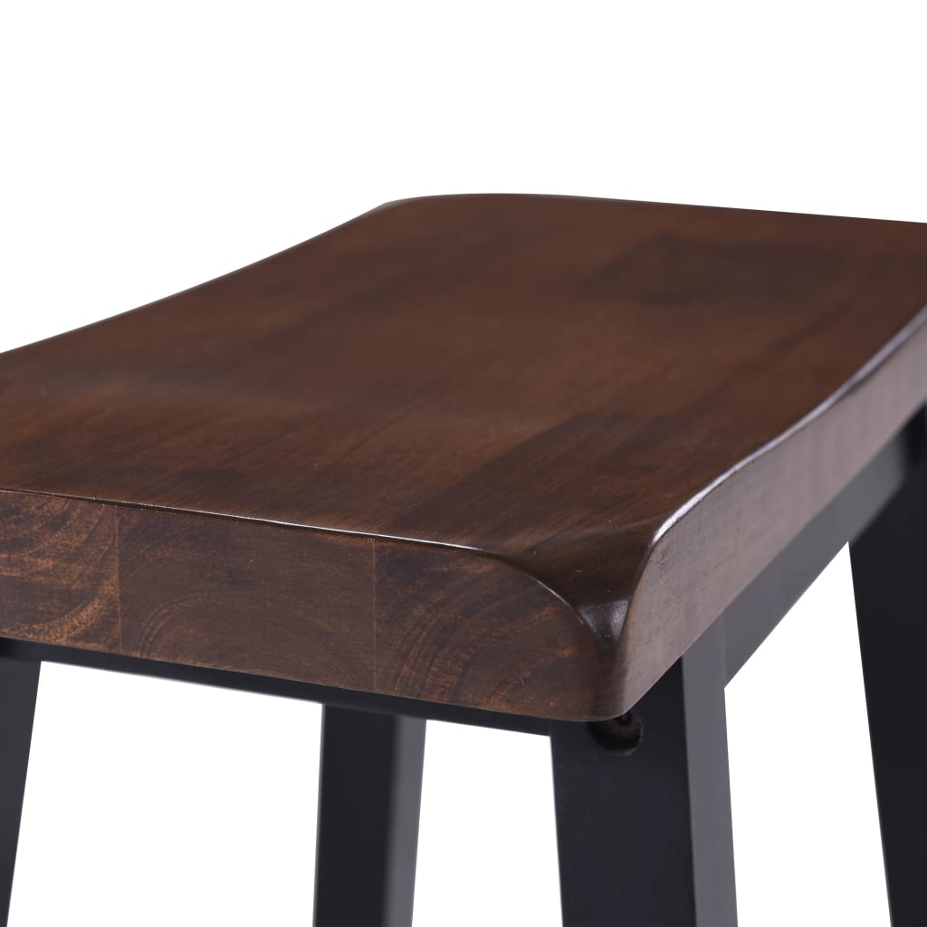 Barset 3-delige MDF zwart