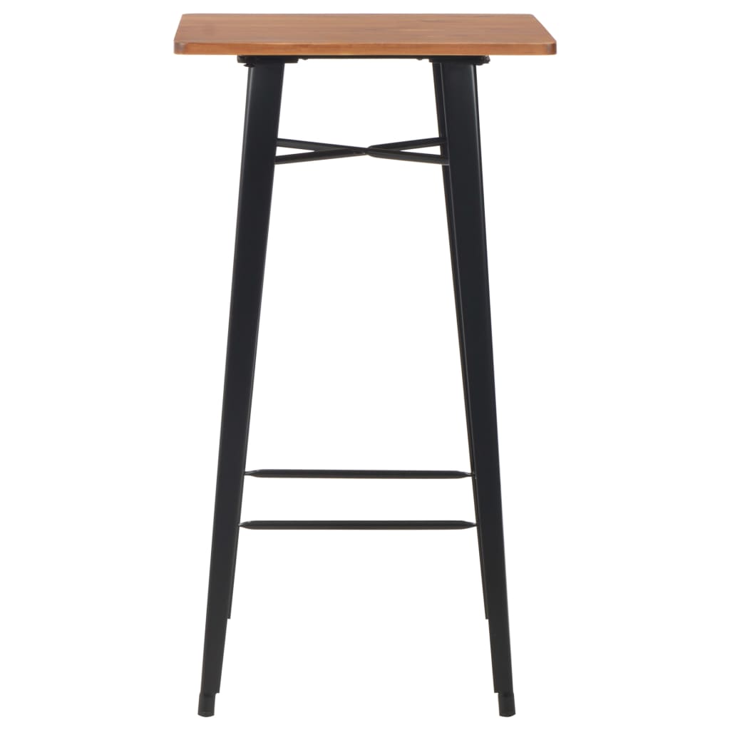 3-delige Barset staal bruin