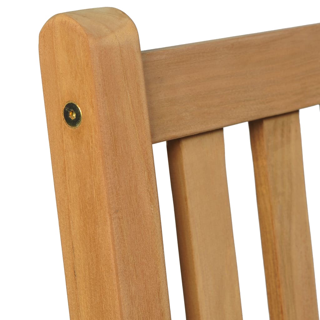 3-delige Tuinset massief teakhout