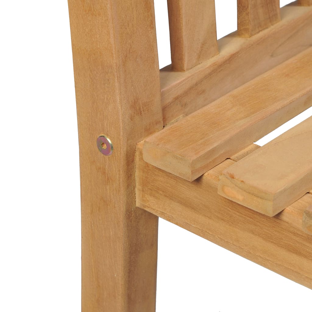 3-delige Tuinset massief teakhout