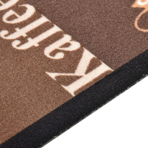 Keukenmat wasbaar Coffee 45x150 cm bruin