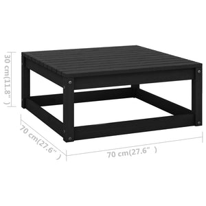 10-delige Loungeset massief grenenhout