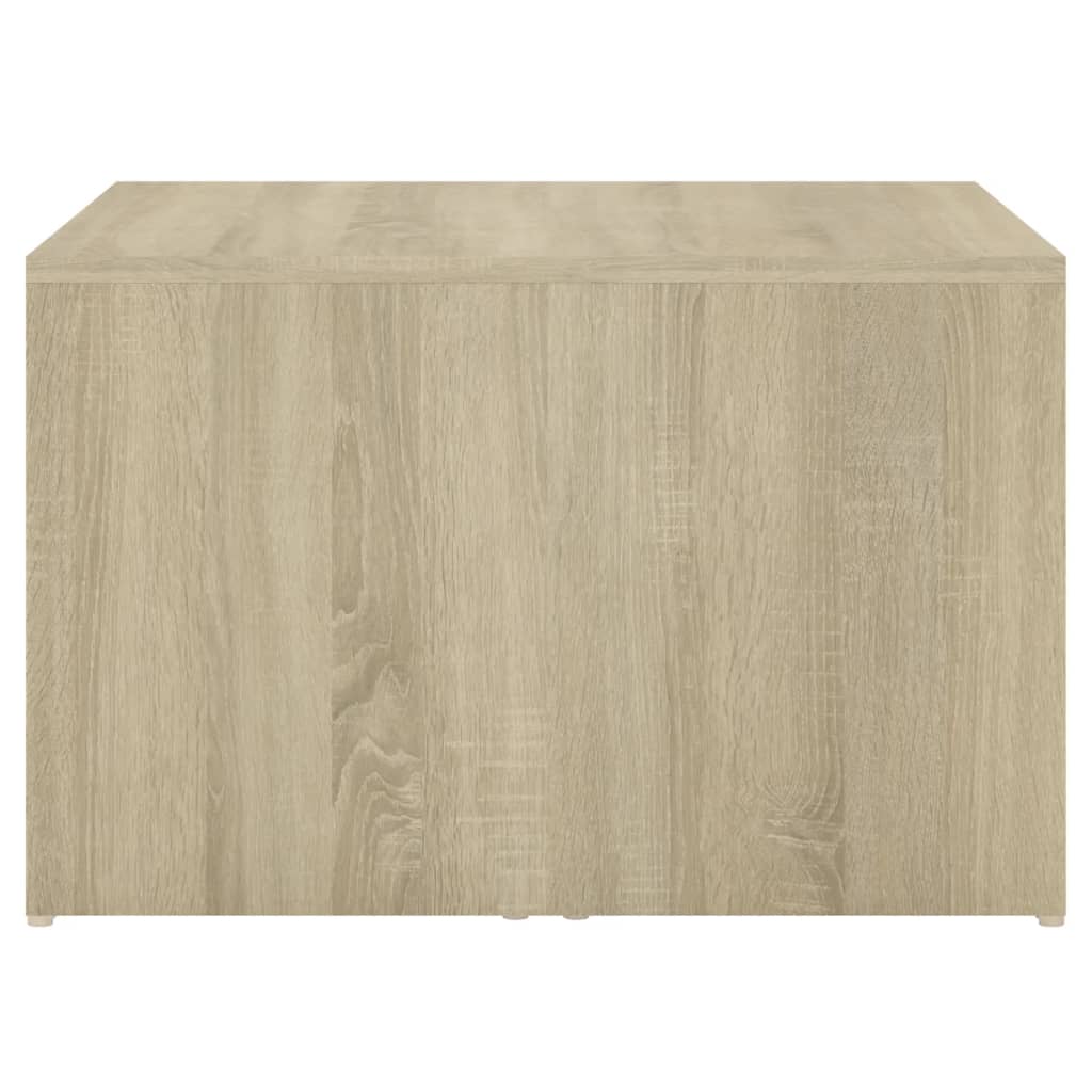 3-delige Salontafelset 60x60x38 cm sonoma eikenkleurig