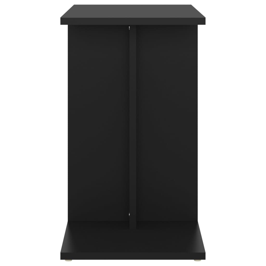 Bijzettafel 50x30x50 cm spaanplaat zwart