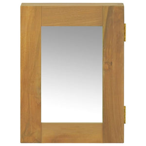 Spiegelkast 30x10x40 cm massief teakhout