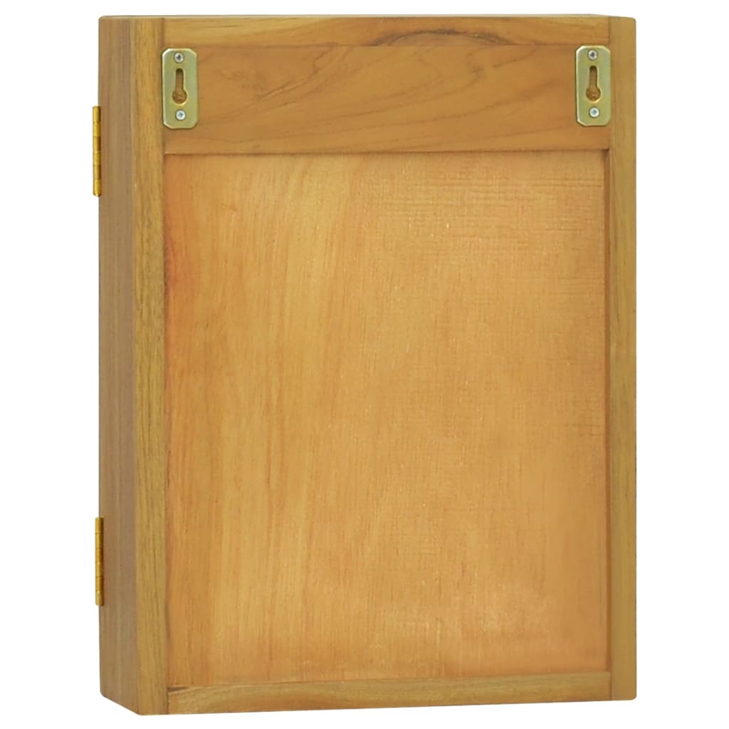 Spiegelkast 30x10x40 cm massief teakhout