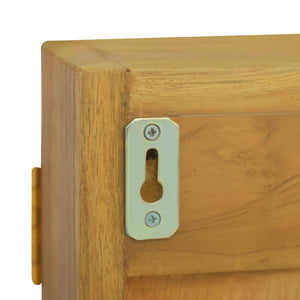 Spiegelkast 30x10x40 cm massief teakhout