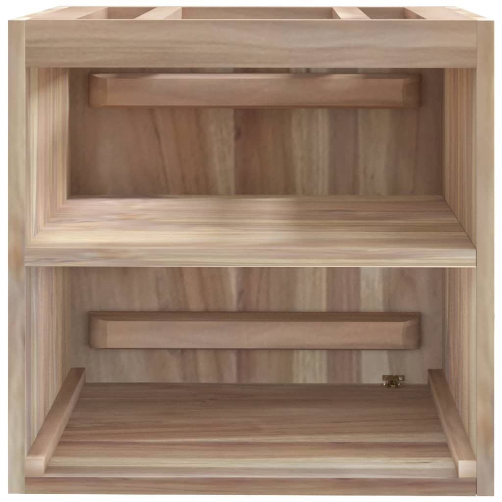 Badkamerwandkast 41x38x40 cm massief teakhout