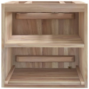 Badkamerwandkast 41x38x40 cm massief teakhout