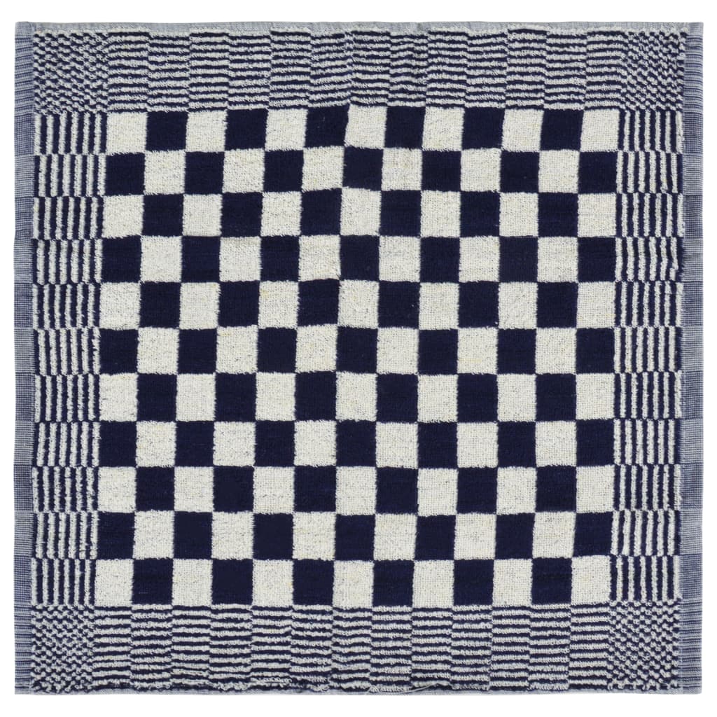 50-delige Keukendoekenset katoen blauw en wit
