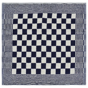 50-delige Keukendoekenset katoen blauw en wit