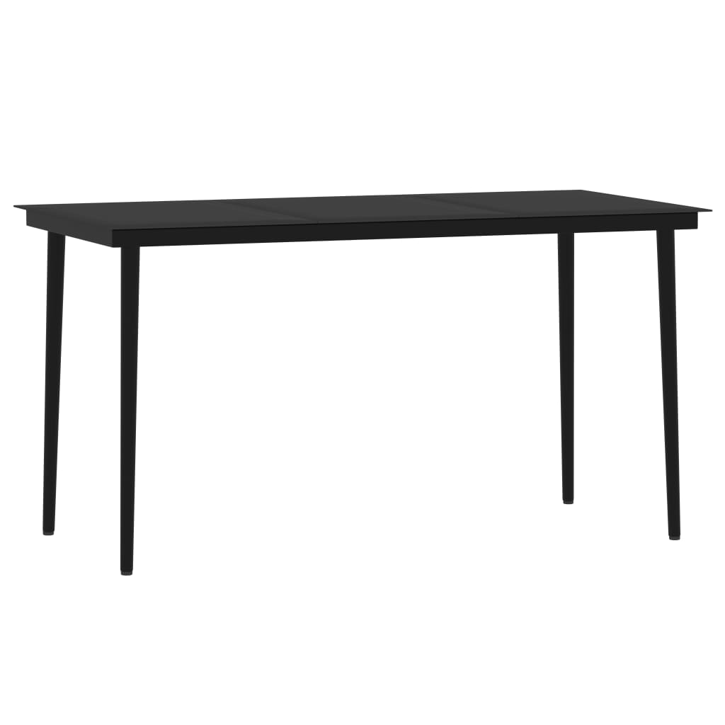 5-delige Tuinset zwart