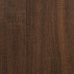 Bijzettafels 2 st 40x42x50 cm bewerkt hout bruineikenkleurig