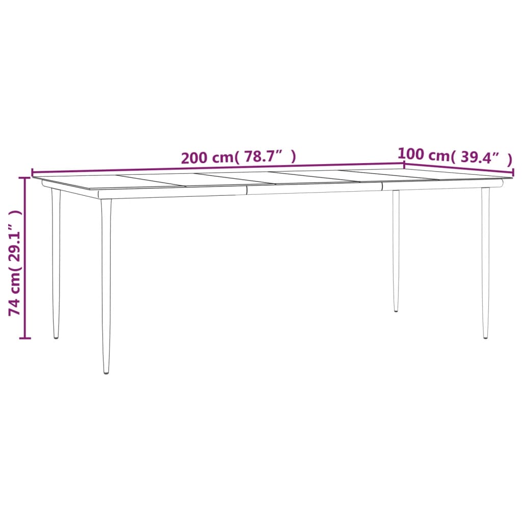 11-delige Tuinset met kussens poly rattan zwart
