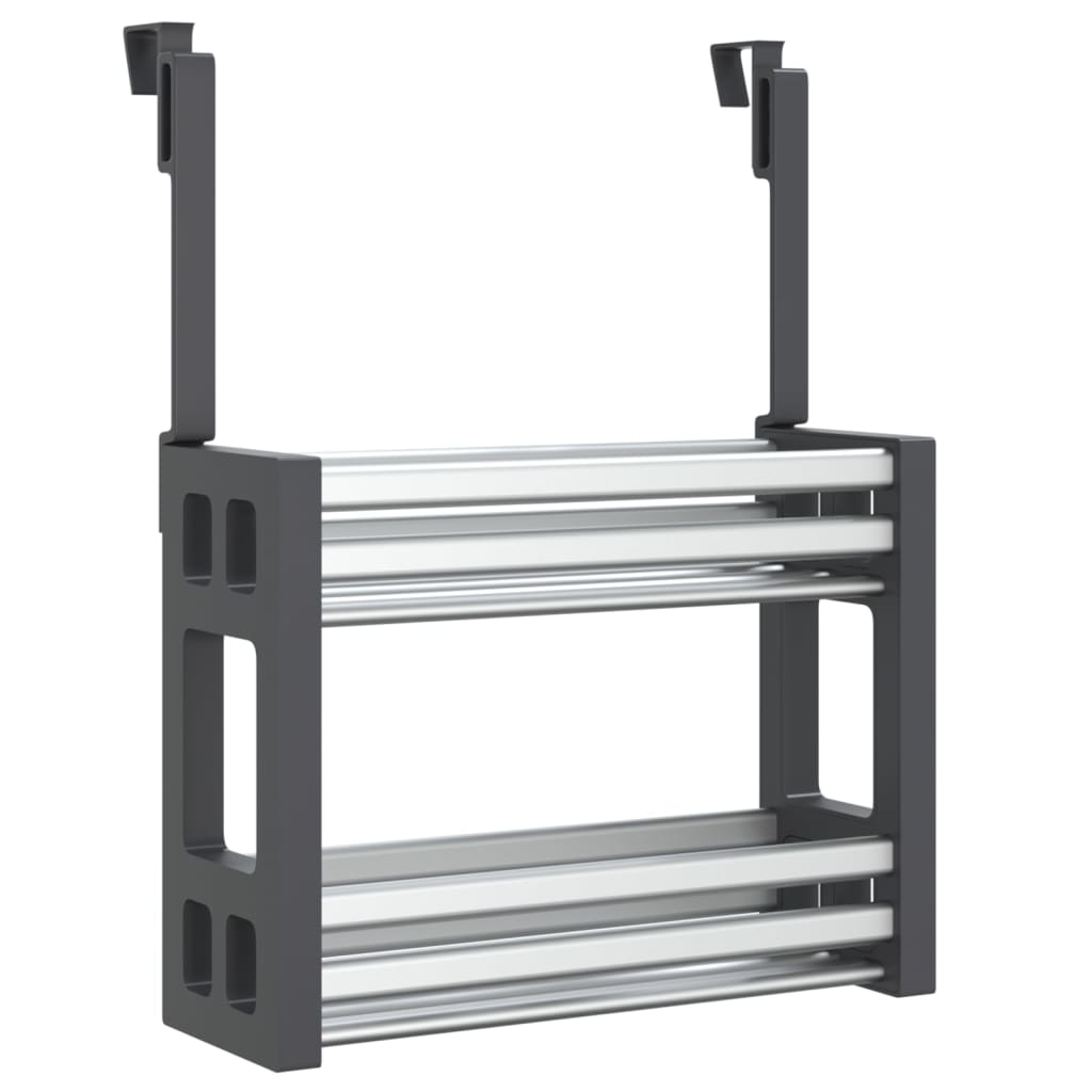 Rek voor onder de gootsteen 34x12x26 cm aluminium
