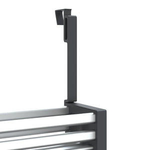 Rek voor onder de gootsteen 34x12x26 cm aluminium